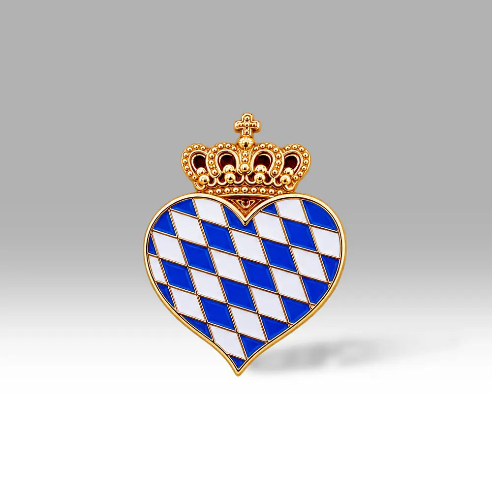 Herz mit Krone 16x20 mm